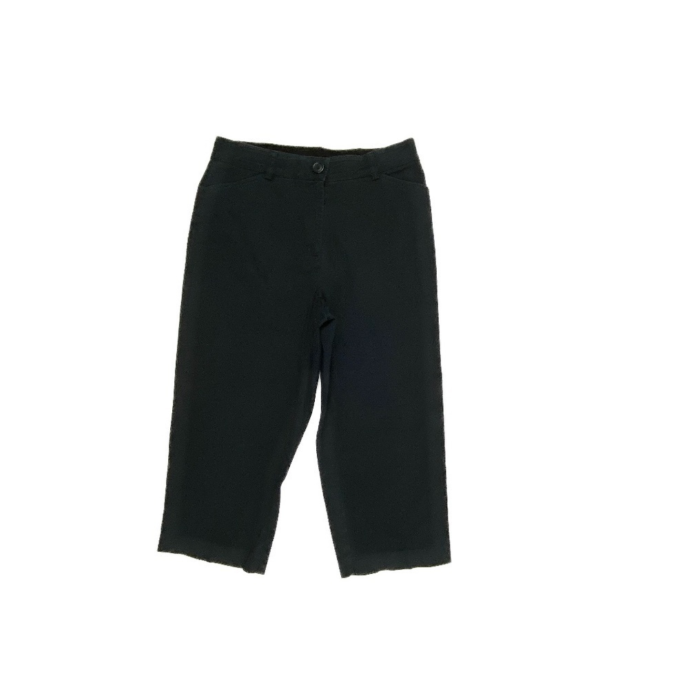 Kim Rogers Capri Women's size‎ 12 Black Chino Pants